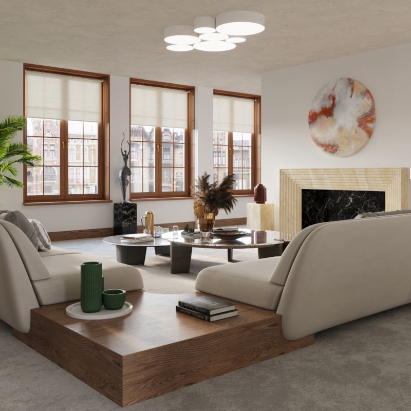 Plafond Sollux Lighting ARENA 55 hvid 1 stk.