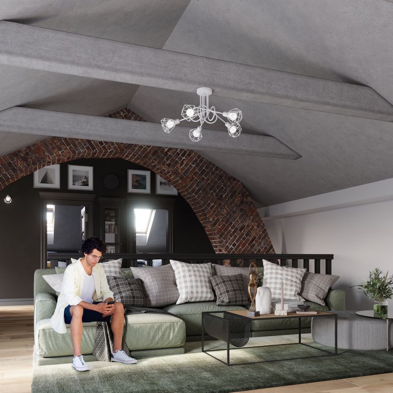 Plafond Sollux Lighting ARTEMIS 2 hvid 1 stk.