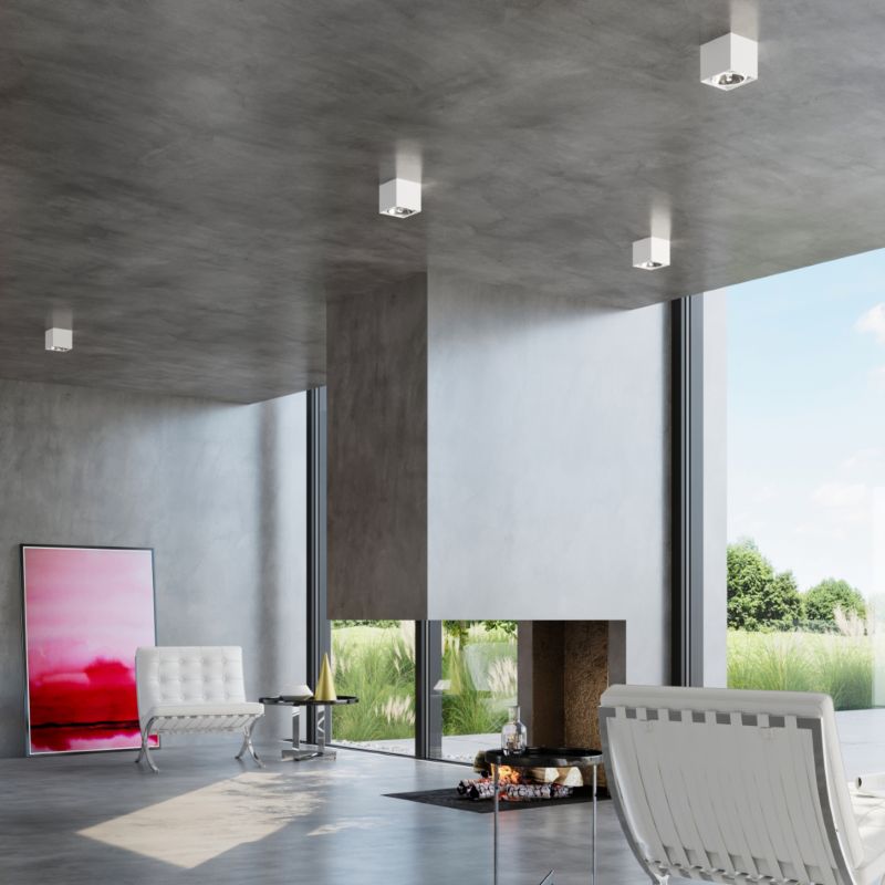 Plafond Sollux Lighting BLAKE hvid 1 stk.