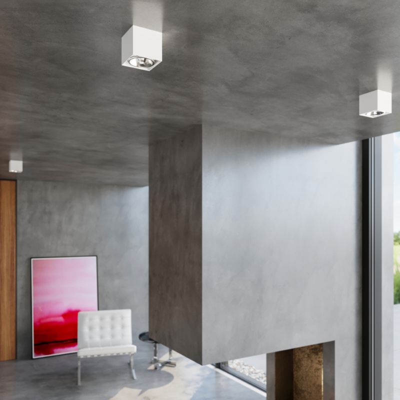 Plafond Sollux Lighting BLAKE hvid 1 stk.