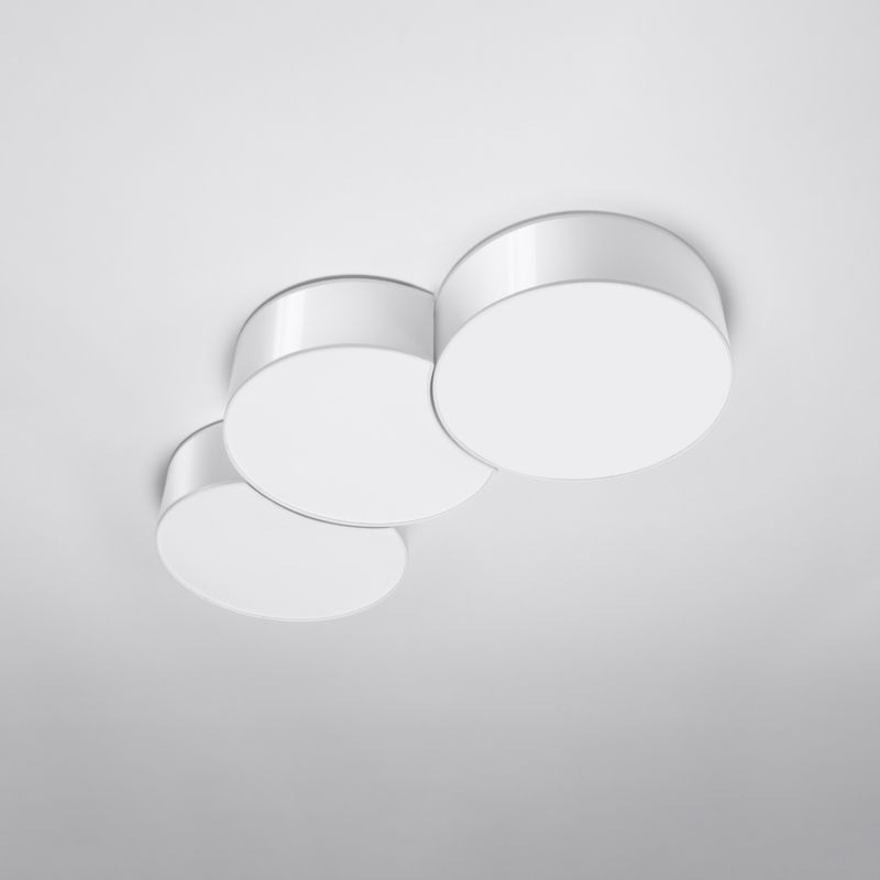 Plafond Sollux Lighting CIRCLE 3A hvid 1 stk.
