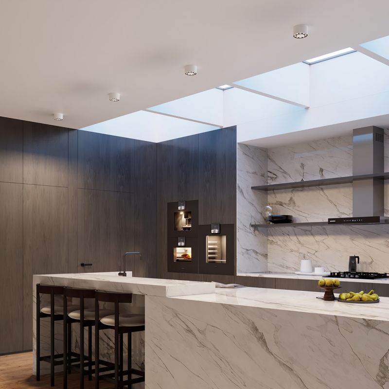 Plafond Sollux Lighting DIO hvid LED 1 stk.