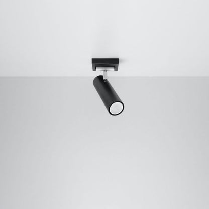 Plafond Sollux Lighting DIREZIONE 1 mat-sort 1 stk.