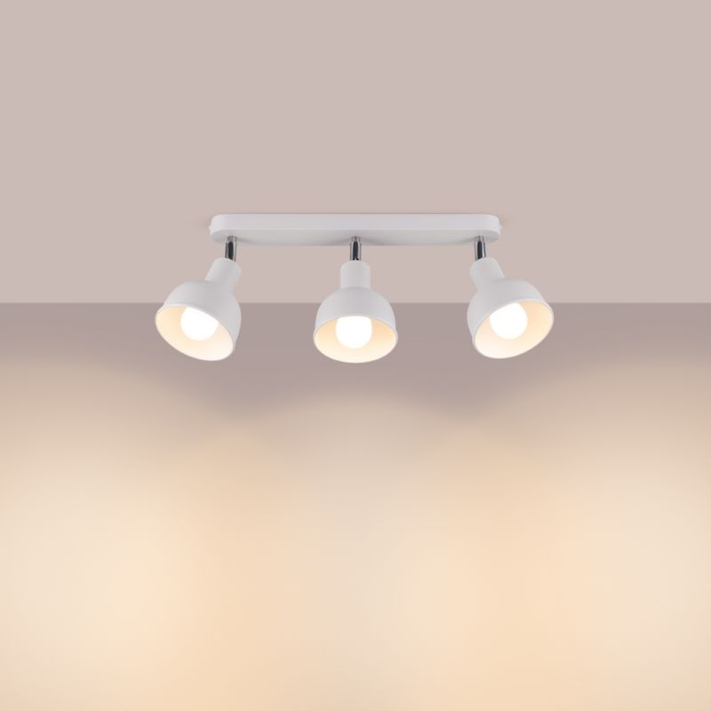 Plafond Sollux Lighting ELBA 3 hvid 1 stk.