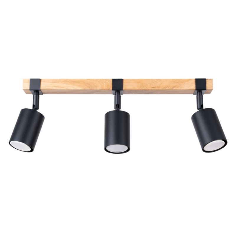 Plafond Sollux Lighting FAGER 3 sort 1 stk.