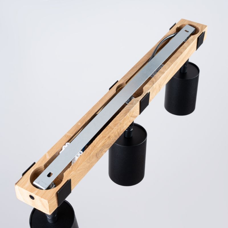 Plafond Sollux Lighting FAGER 3 sort 1 stk.