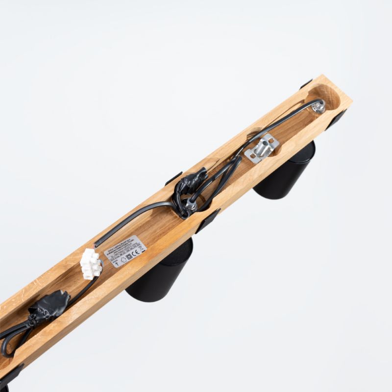 Plafond Sollux Lighting FAGER 4L mat‑sort 1 stk.