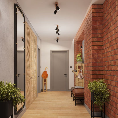 Plafond Sollux Lighting FAGER 4L mat‑sort 1 stk.