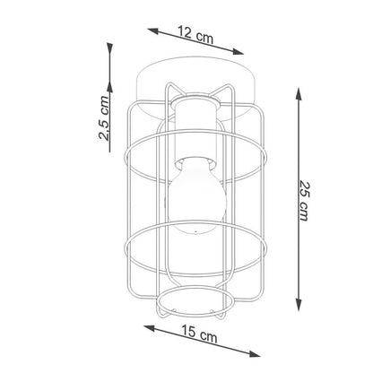 Plafond Sollux Lighting GOTTO 1 stk.