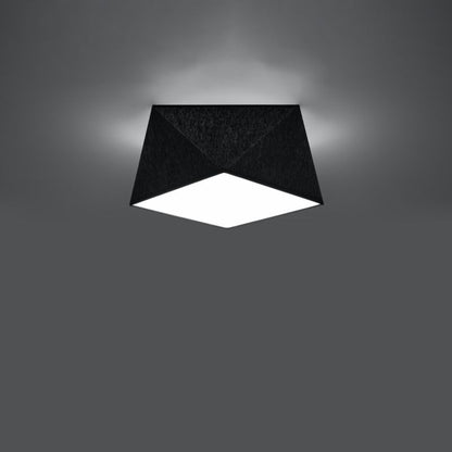 Plafond Sollux Lighting HEXA 25 sort 1 stk.