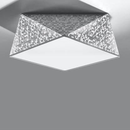 Plafond Sollux Lighting HEXA 35 med palietter, 1 stk.