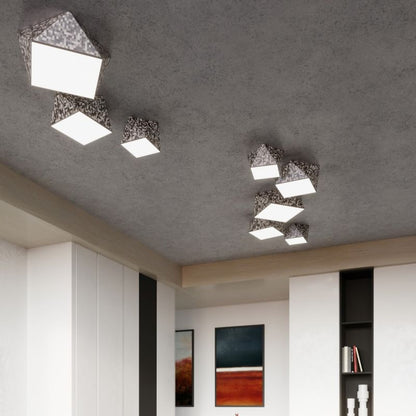 Plafond Sollux Lighting HEXA 35 med palietter, 1 stk.