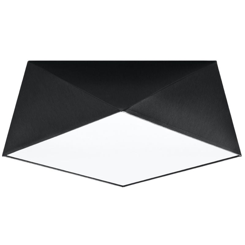 Plafond Sollux Lighting HEXA 35 mat-sort 1 stk.