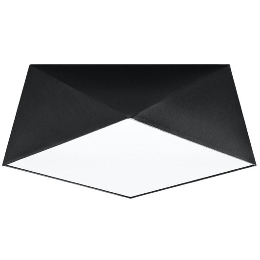 Plafond Sollux Lighting HEXA 35 mat-sort 1 stk.