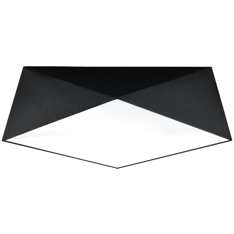 Plafond Sollux Lighting HEXA 45 mat-sort 1 stk.