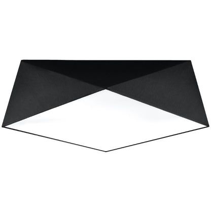 Plafond Sollux Lighting HEXA 45 mat-sort 1 stk.