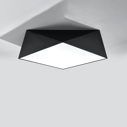 Plafond Sollux Lighting HEXA 45 mat-sort 1 stk.