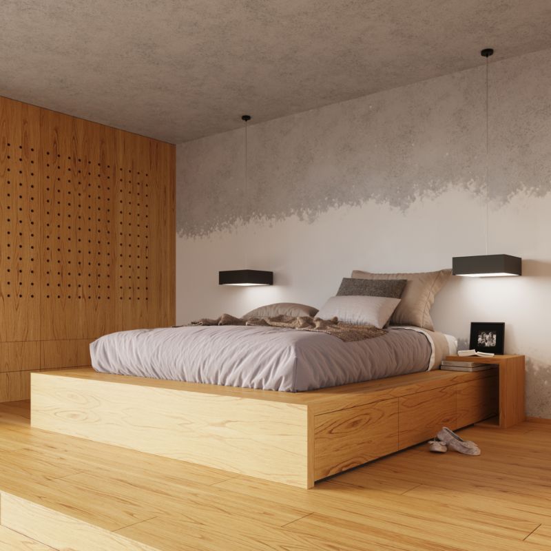 Plafond Sollux Lighting HORUS 55 sort 1 stk.