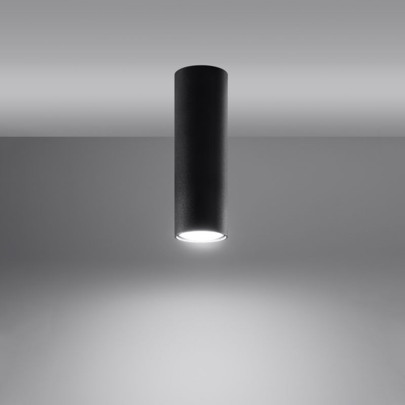 Sollux Lighting LAGOS 20 sort plafondesign, 1 stk.