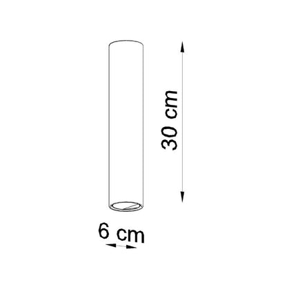 Plafond Sollux Lighting LAGOS 30 hvid 1 stk.