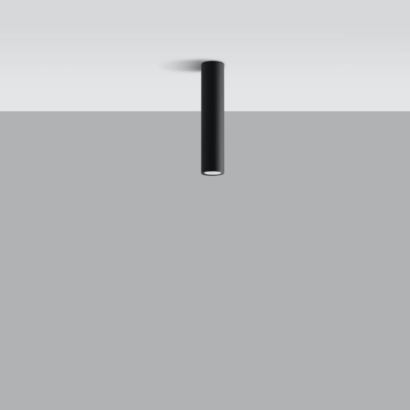 Plafond Sollux Lighting LAGOS 30 mat-sort 1 stk.