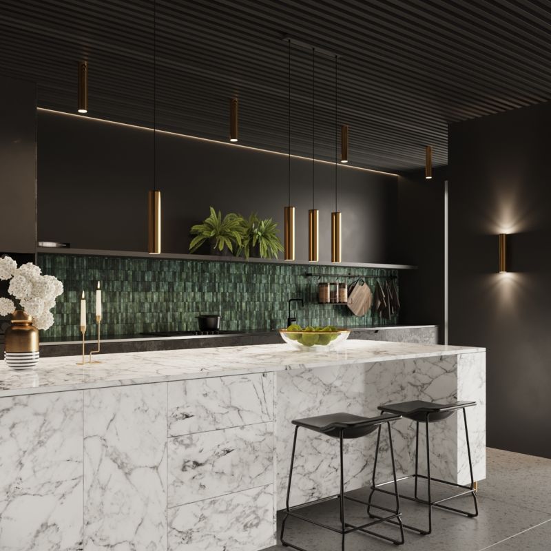 Plafond Sollux Lighting LAGOS 30 gylden blank 1 stk.