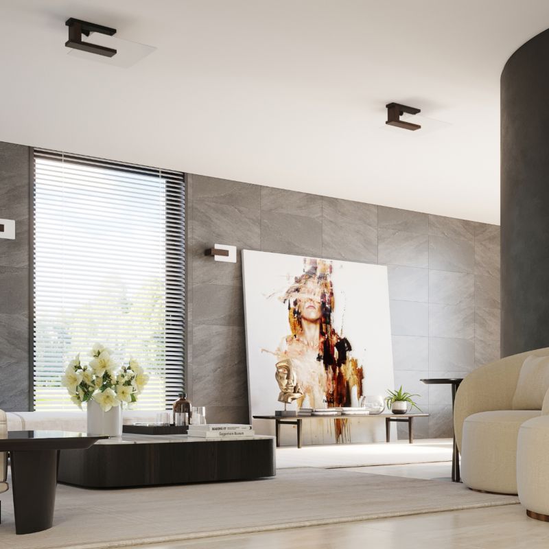 Plafond Sollux Lighting LAPPO wenge 1 stk.