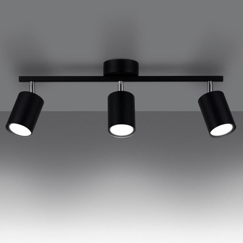 Plafond Sollux Lighting LEMMI 3 sort 1 stk.