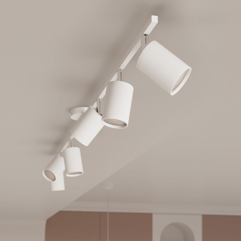 Plafond Sollux Lighting LEMMI 6L hvid 1 stk.