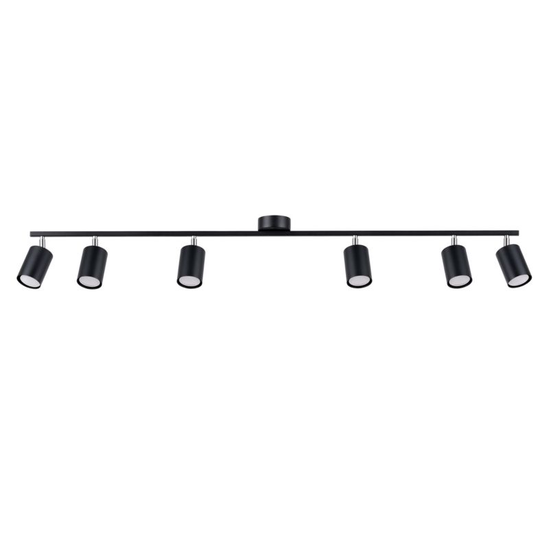 Plafond Sollux Lighting LEMMI 6L sort 1 stk.