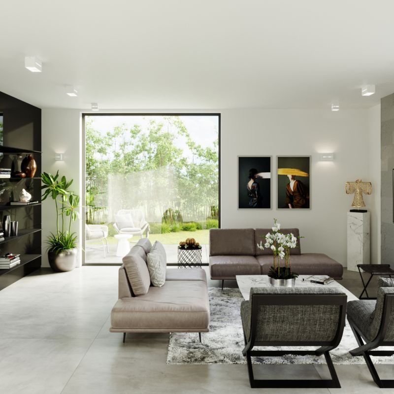 Sollux Lighting Lobo plafondownlight hvid 1 stk.