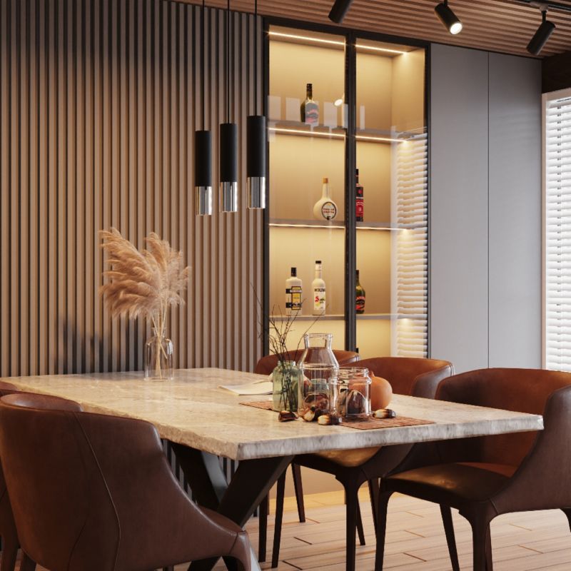 Sollux Lighting LOOPEZ loftlampe sort/krom 1 stk.