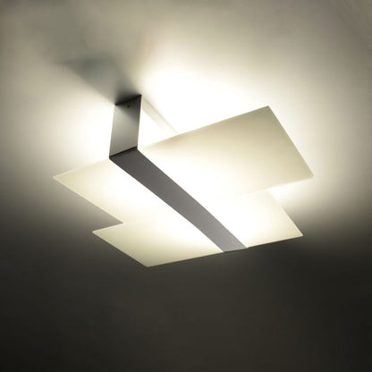Plafond Sollux Lighting MASSIMO krom 1 stk.