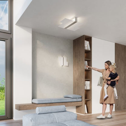 Plafond Sollux Lighting MASSIMO krom 1 stk.