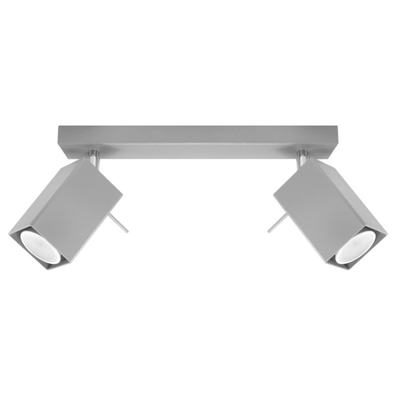 Plafond Sollux Lighting MERIDA 2 grå 1 stk.