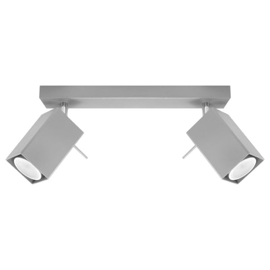 Plafond Sollux Lighting MERIDA 2 grå 1 stk.