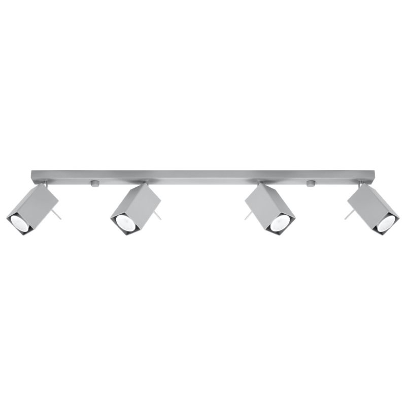 Plafond Sollux Lighting MERIDA 4L grå 1 stk.