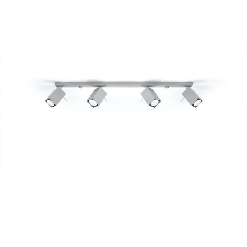 Plafond Sollux Lighting MERIDA 4L grå 1 stk.