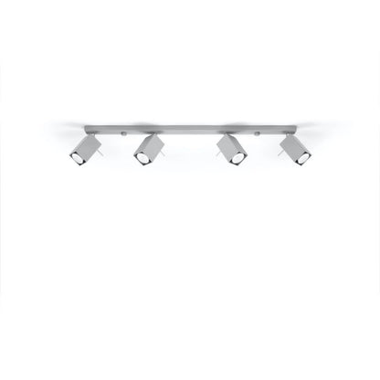 Plafond Sollux Lighting MERIDA 4L grå 1 stk.