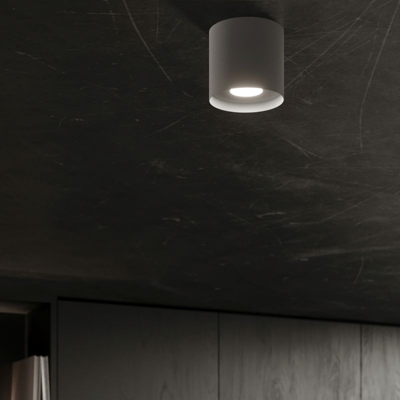 Sollux Lighting MIKA grå plafondel, 1 stk.