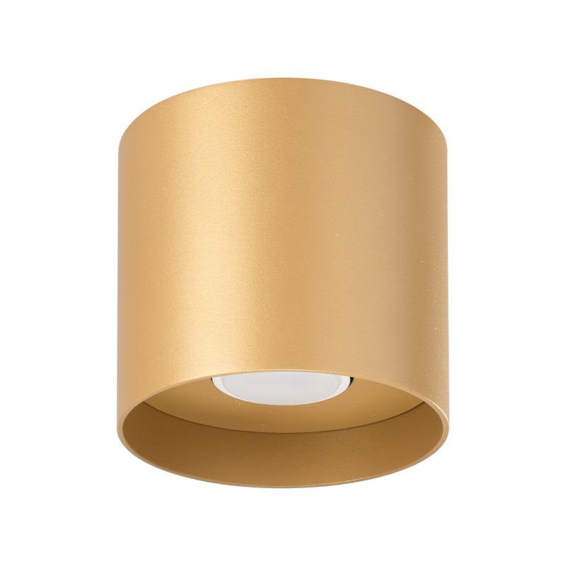 Plafond Sollux Lighting MIKA i guld, 1 stk.