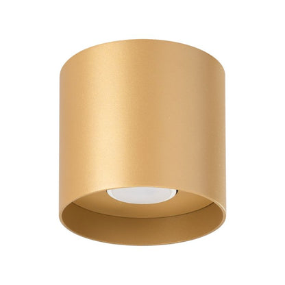 Plafond Sollux Lighting MIKA i guld, 1 stk.
