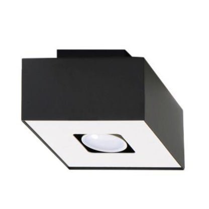 Plafond Sollux Lighting MONO 1 mat-sort 1 stk.