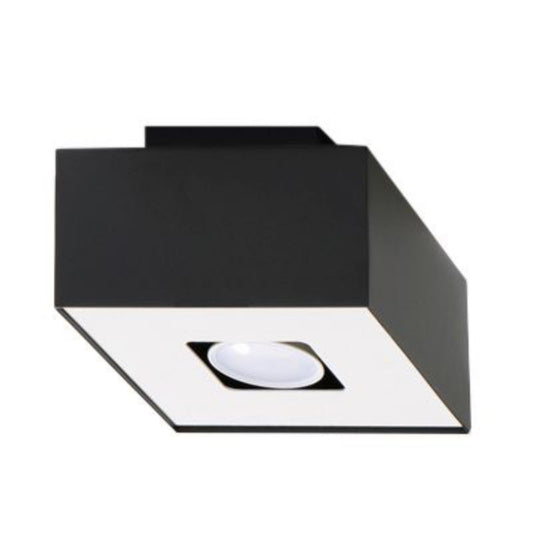 Plafond Sollux Lighting MONO 1 mat-sort 1 stk.