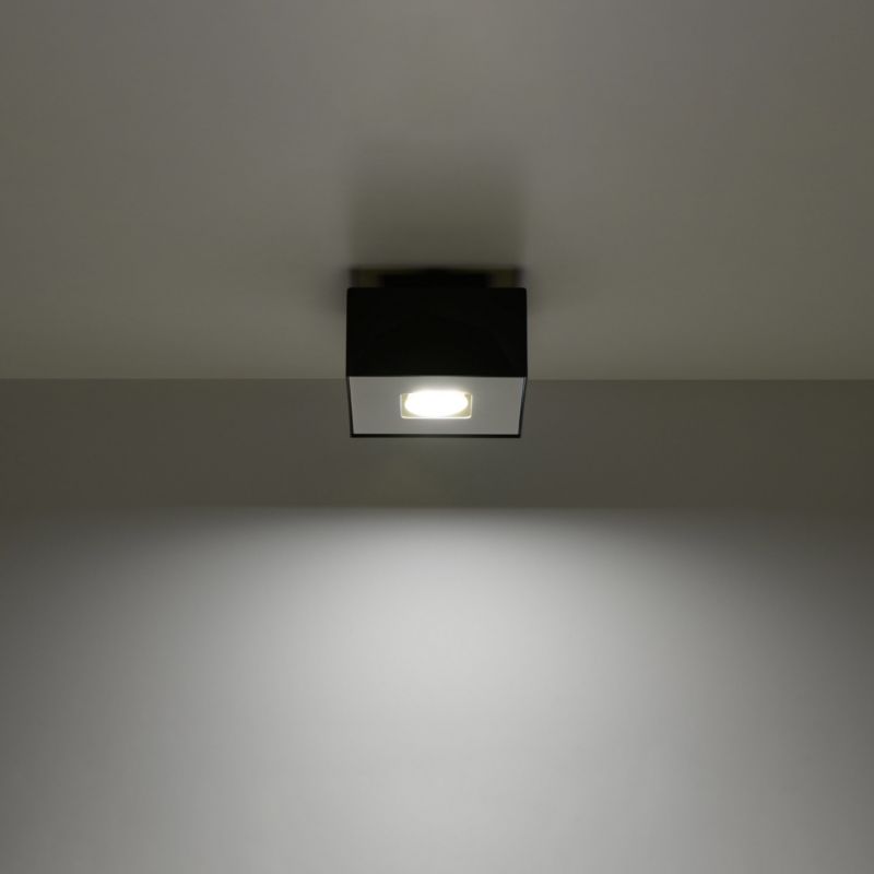 Plafond Sollux Lighting MONO 1 mat-sort 1 stk.