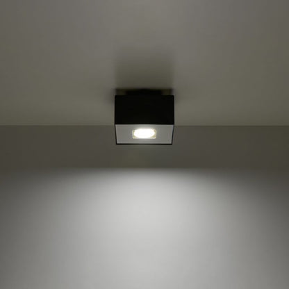 Plafond Sollux Lighting MONO 1 mat-sort 1 stk.