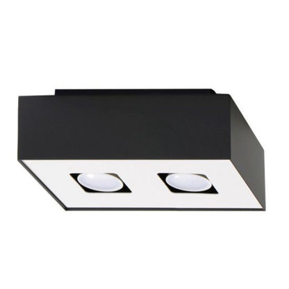 Plafond Sollux Lighting MONO 2 sort 1 stk.