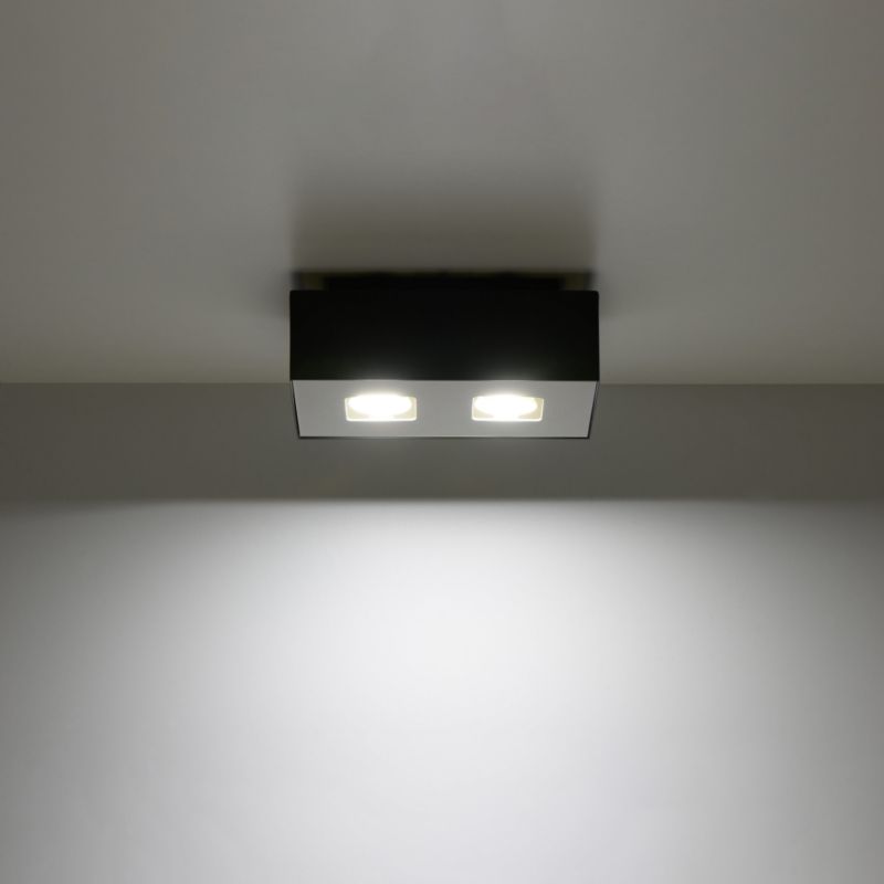 Plafond Sollux Lighting MONO 2 sort 1 stk.