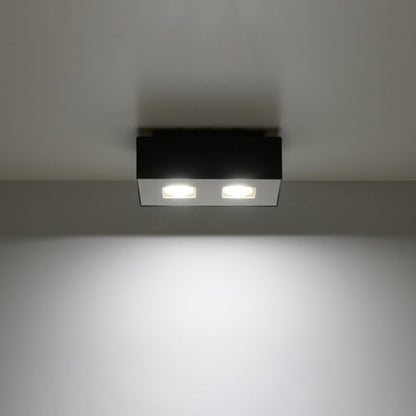 Plafond Sollux Lighting MONO 2 sort 1 stk.