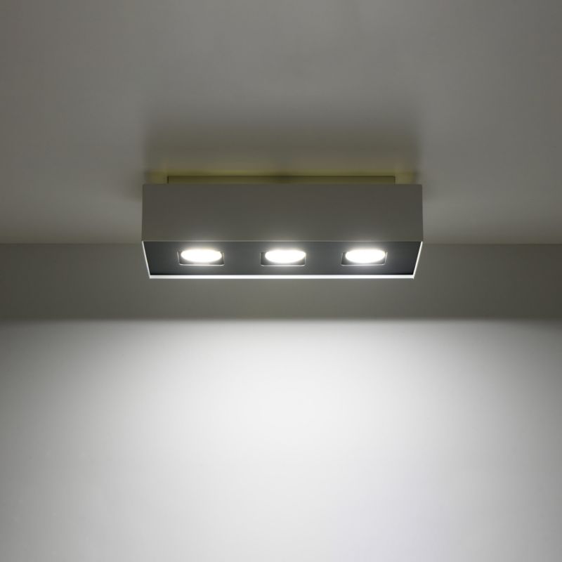 Plafond Sollux Lighting MONO 3 hvid 1 stk.